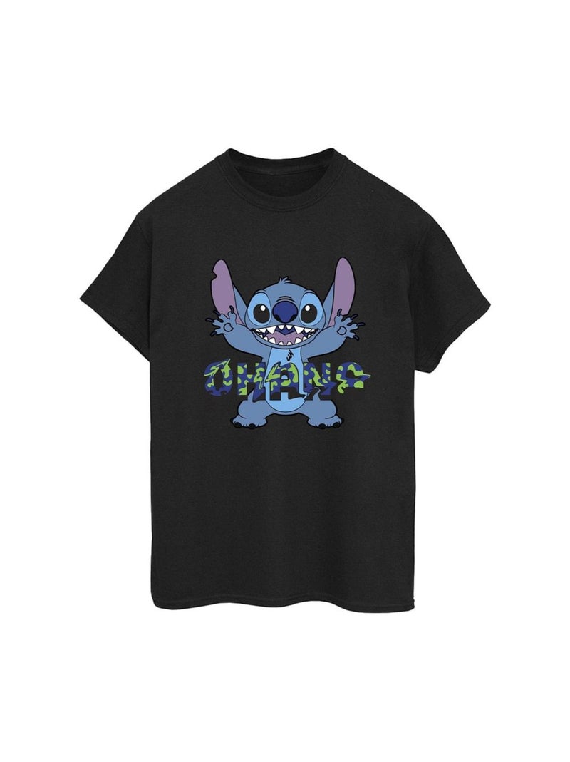 Disney - T-shirt OHANA Noir - Kiabi