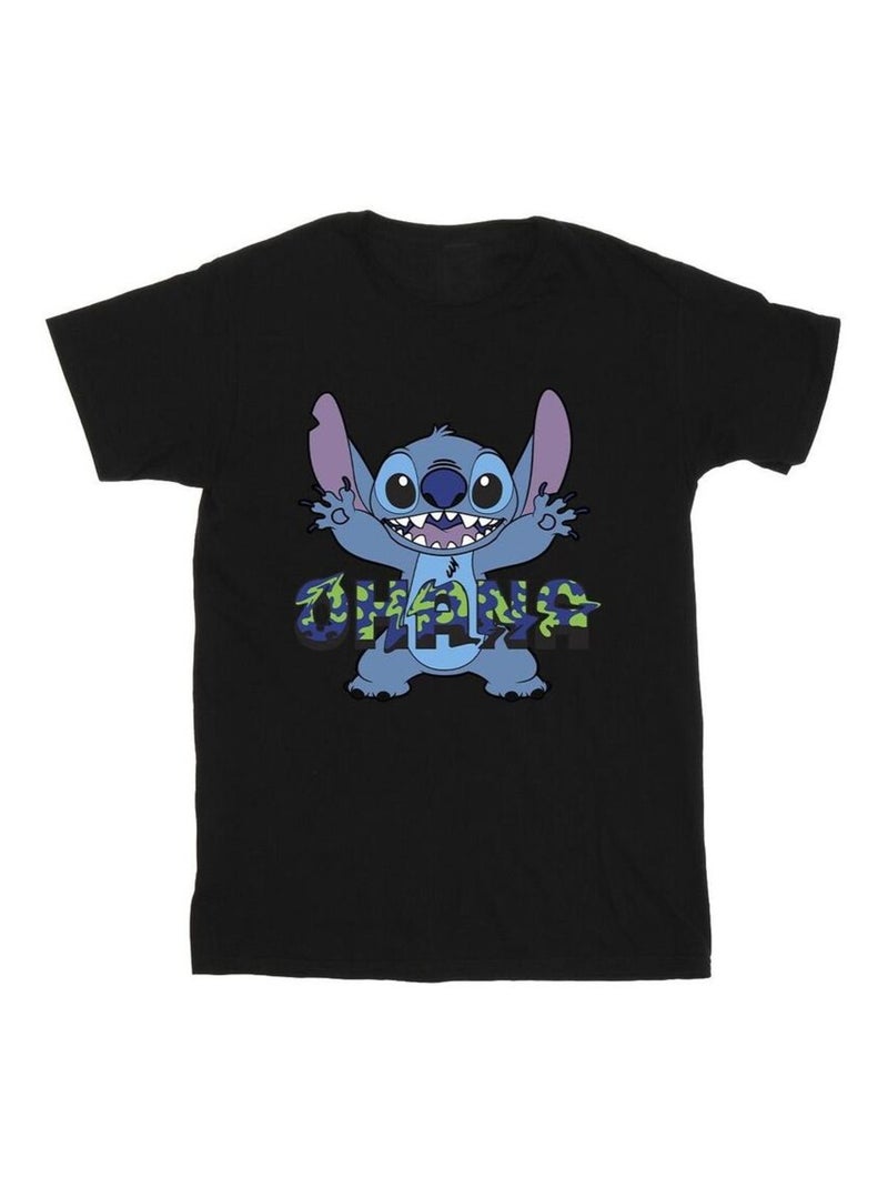 Disney - T-shirt OHANA Noir - Kiabi