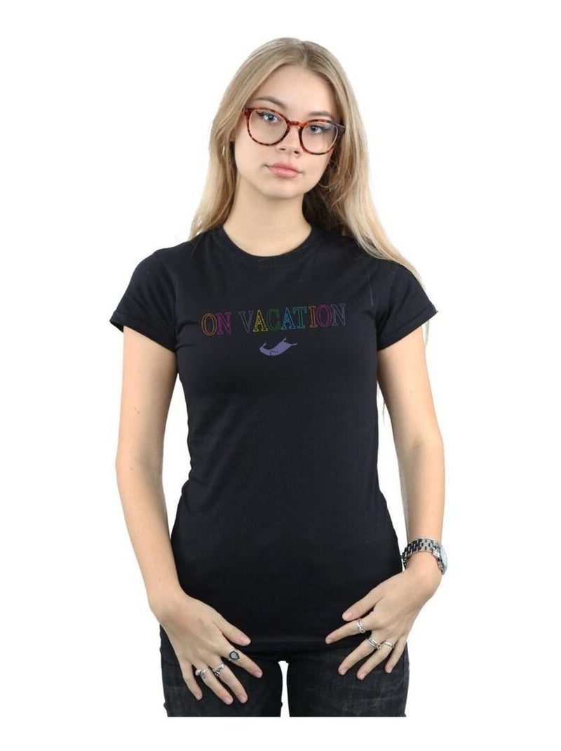 Disney - T-shirt ON VACATION Noir - Kiabi