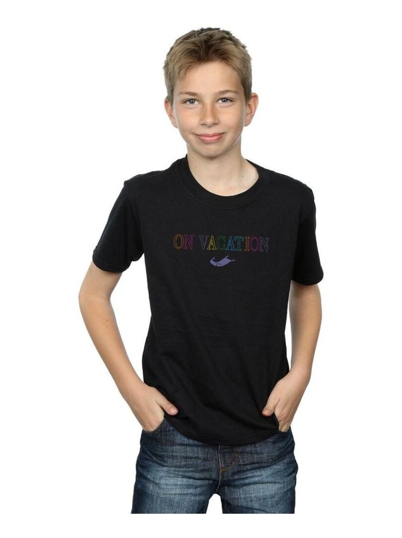 Disney - T-shirt ON VACATION Noir - Kiabi