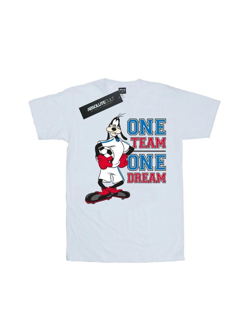 Disney - T-shirt ONE TEAM ONE DREAM Blanc - Kiabi