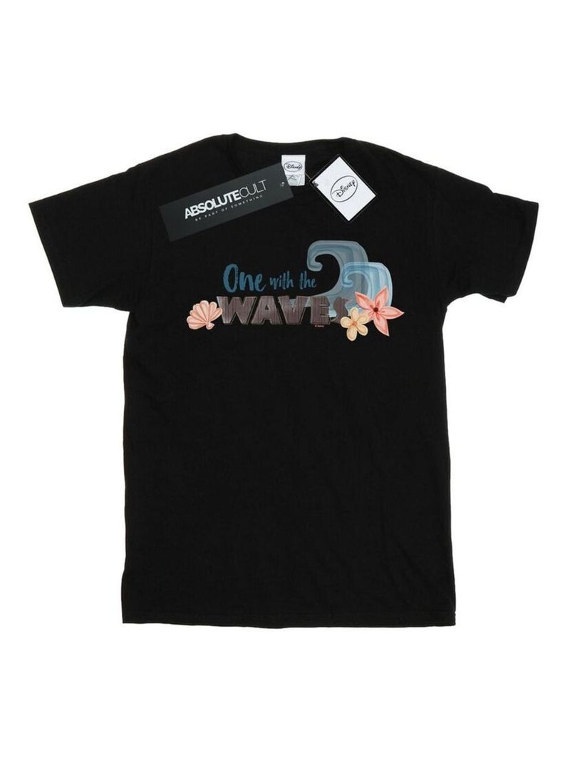 Disney - T-shirt ONE THE WAVES Noir - Kiabi