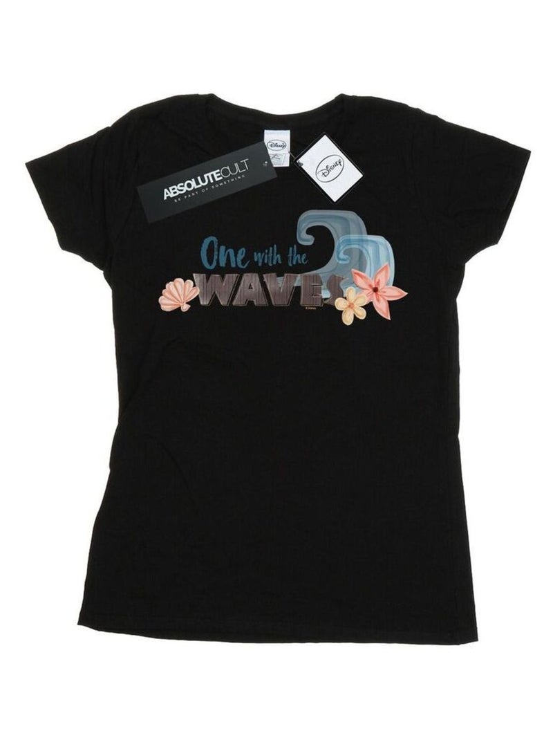 Disney - T-shirt ONE THE WAVES Noir - Kiabi