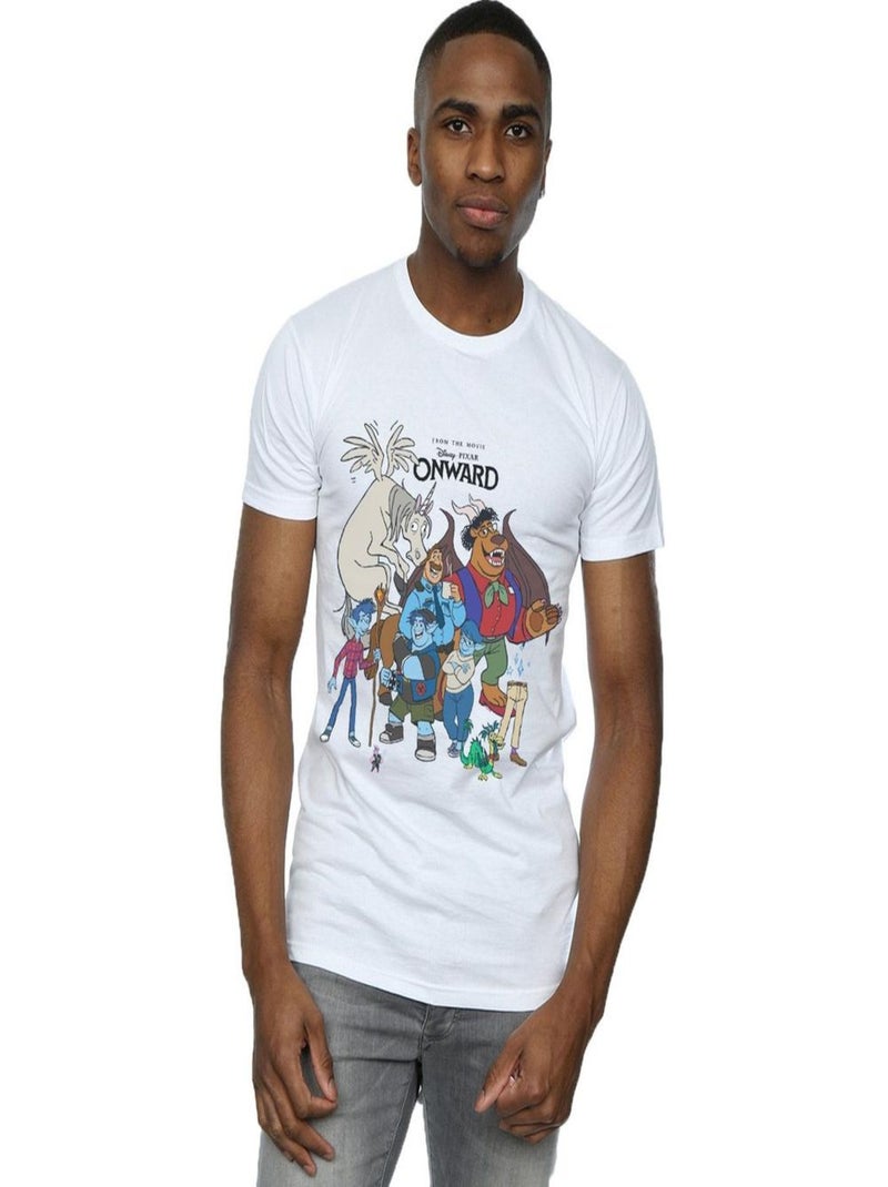 Disney - T-shirt ONWARD Blanc - Kiabi