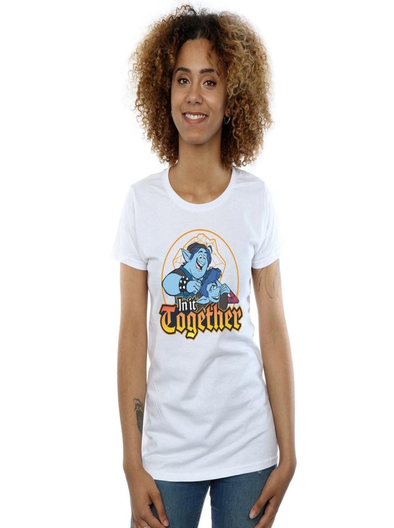 Disney - T-shirt ONWARD IN IT TOGETHER Blanc - Kiabi