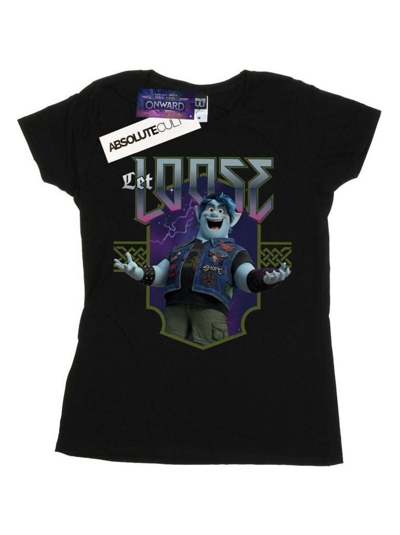 Disney - T-shirt ONWARD LET LOOSE Noir - Kiabi