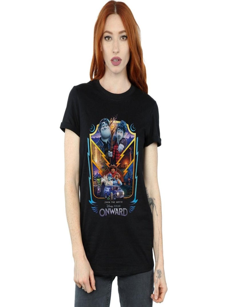 Disney - T-shirt ONWARD Noir - Kiabi
