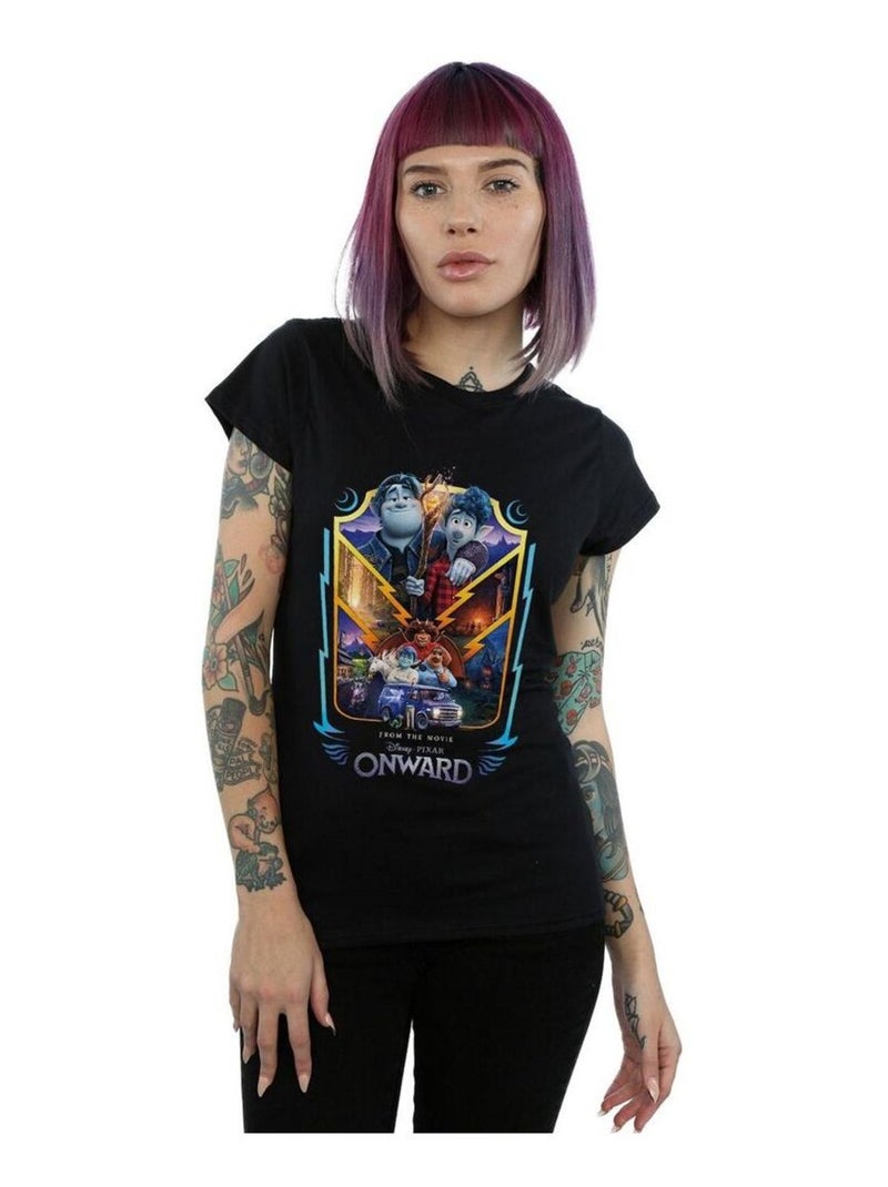 Disney - T-shirt ONWARD Noir - Kiabi