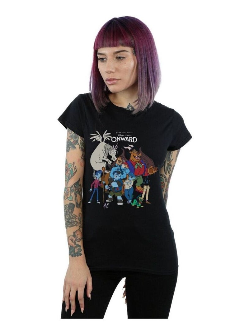Disney - T-shirt ONWARD Noir - Kiabi