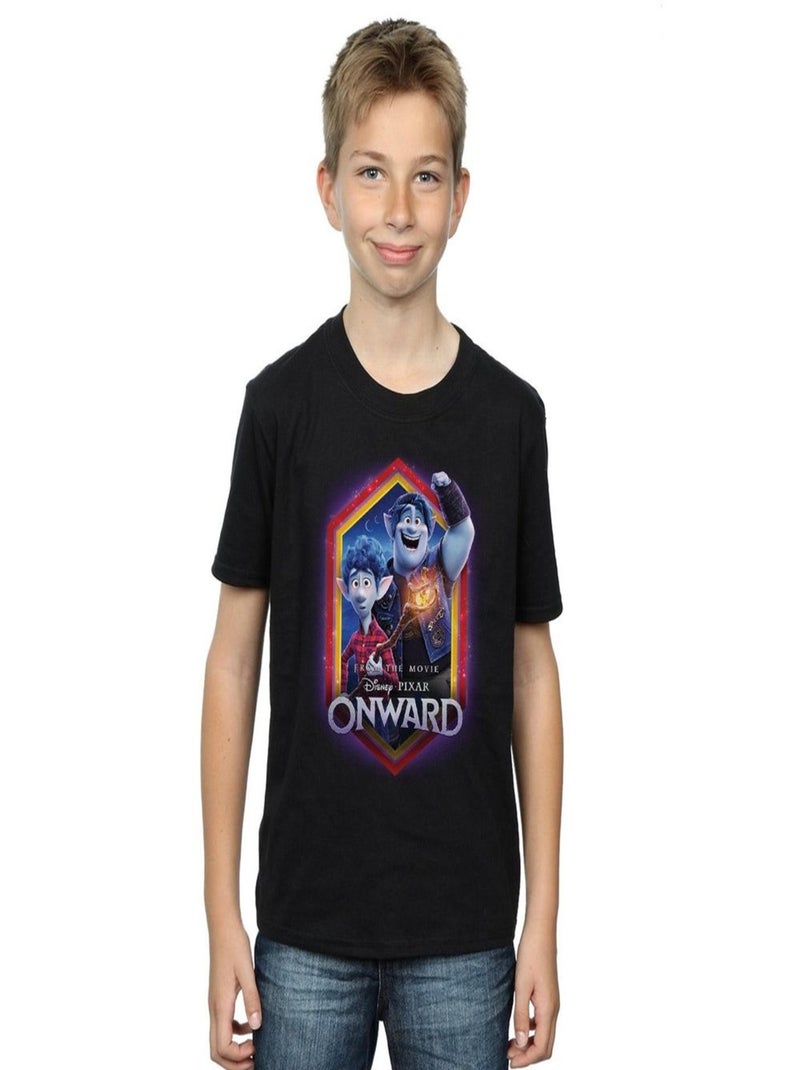 Disney - T-shirt ONWARD Noir - Kiabi