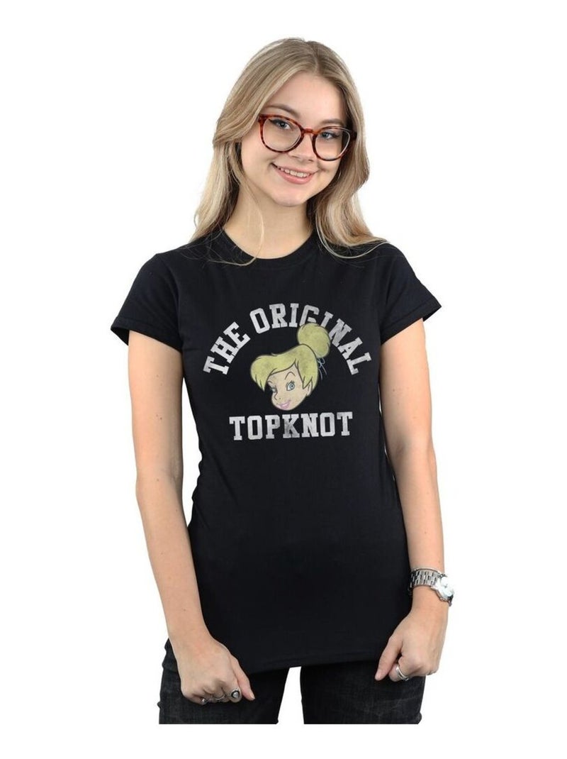 Disney - T-shirt ORIGINAL TOPKNOT Noir - Kiabi