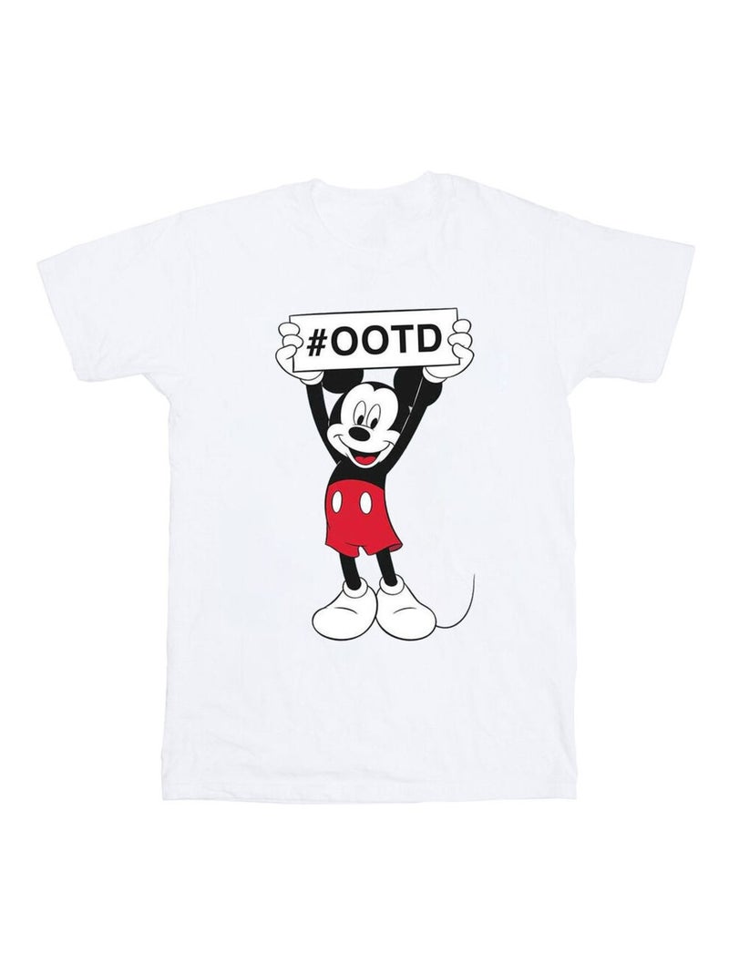 Disney - T-shirt OUTFIT OF THE DAY Blanc - Kiabi