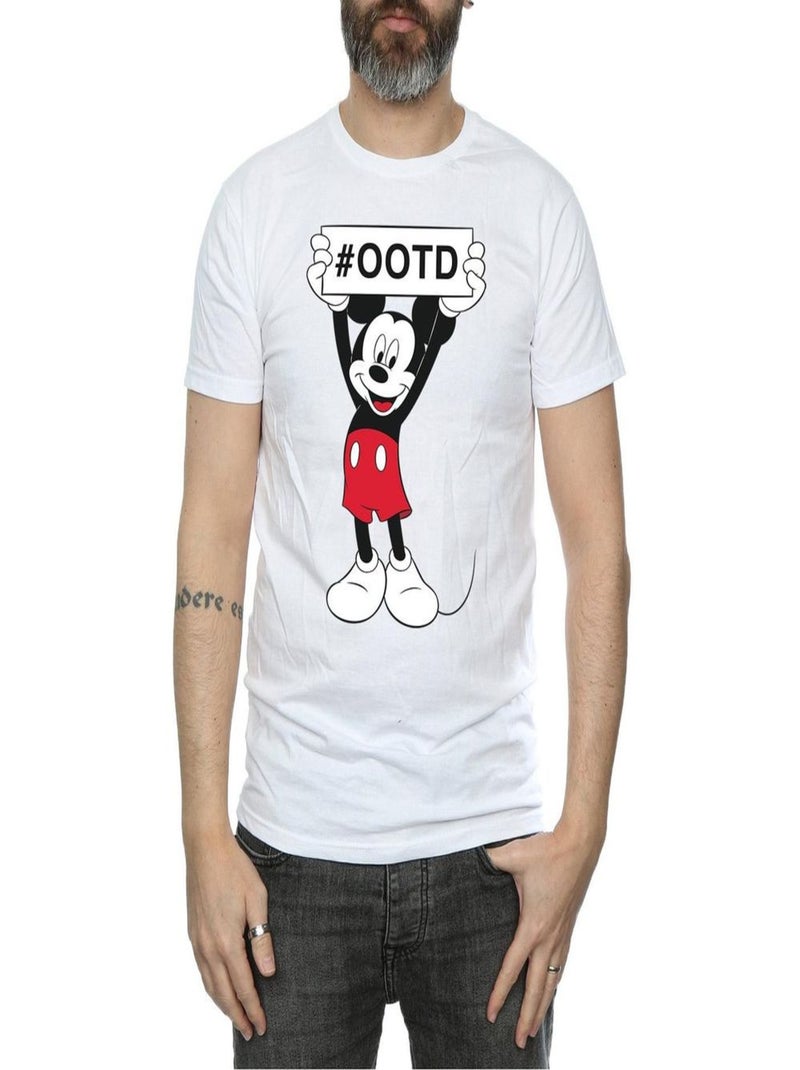 Disney - T-shirt OUTFIT OF THE DAY Blanc - Kiabi