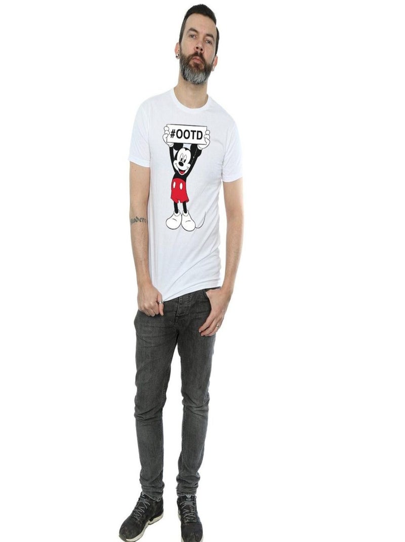 Disney - T-shirt OUTFIT OF THE DAY Blanc - Kiabi