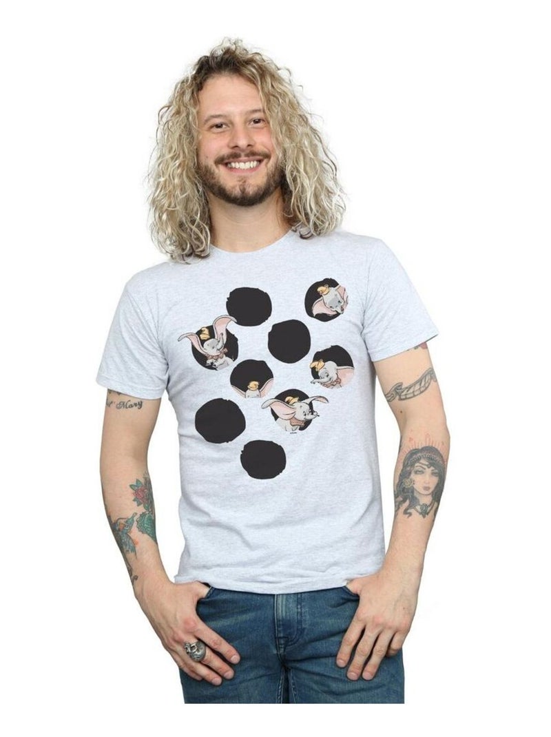 Disney - T-shirt PEEKABOO Gris chiné - Kiabi