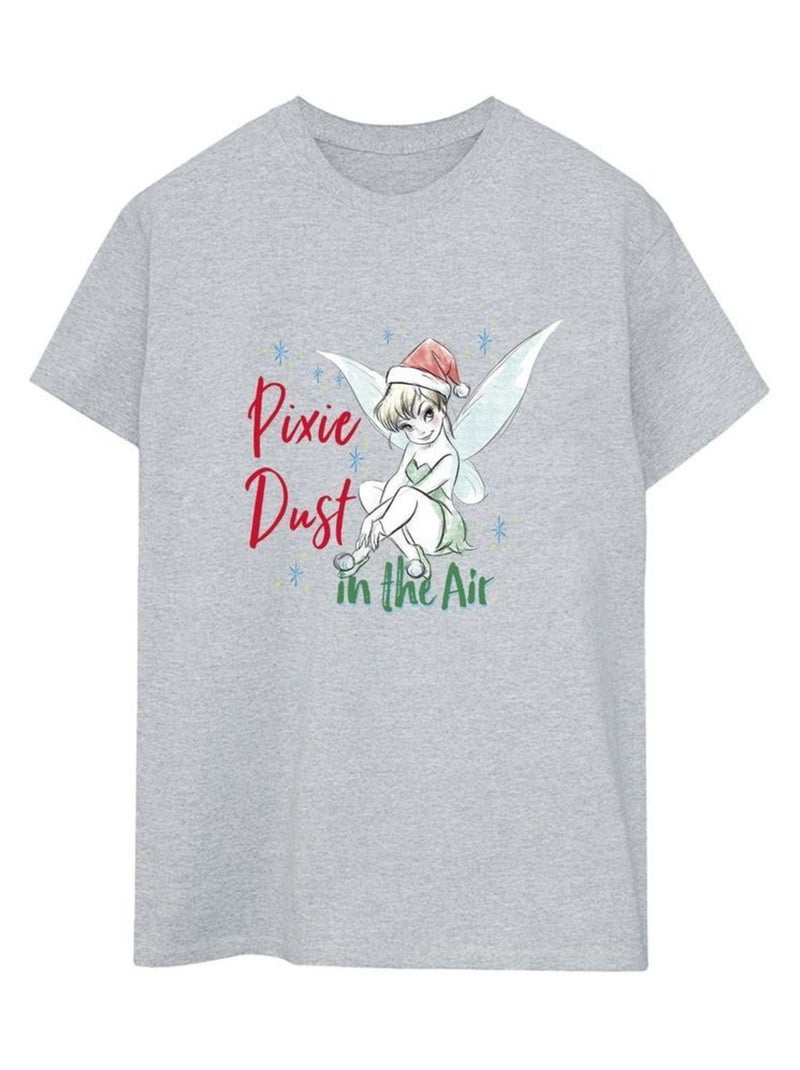 Disney - T-shirt PIXIE DUST Gris chiné - Kiabi