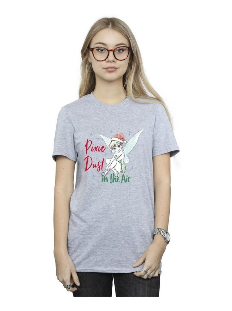 Disney - T-shirt PIXIE DUST Gris chiné - Kiabi
