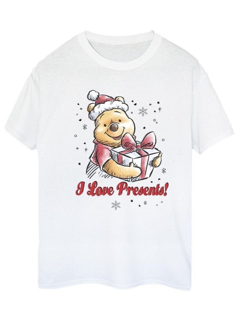 Disney - T-shirt PRESENTS Blanc - Kiabi