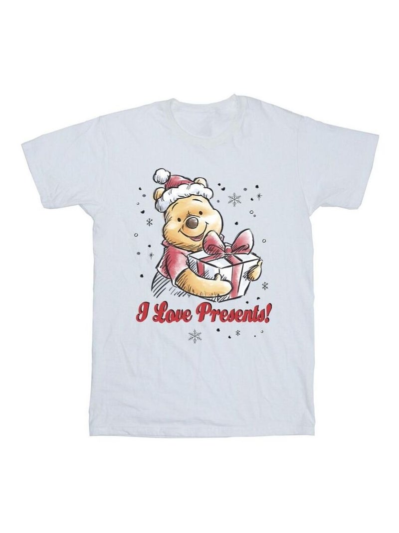 Disney - T-shirt PRESENTS Blanc - Kiabi