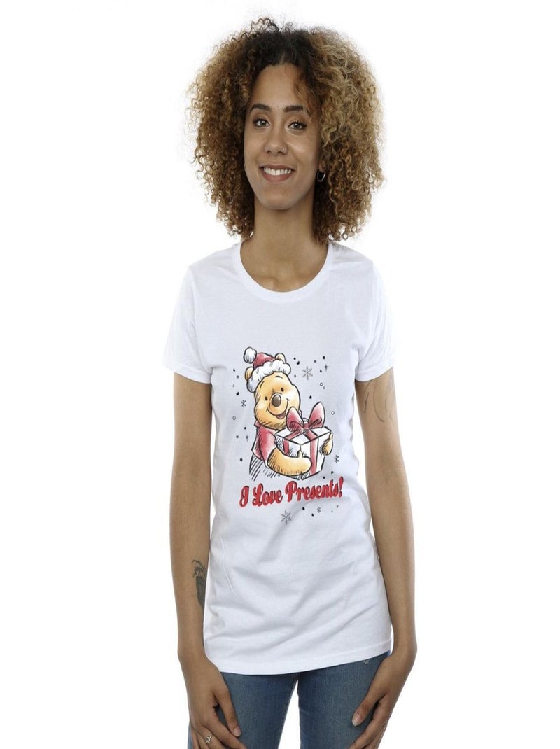 Disney - T-shirt PRESENTS Blanc - Kiabi