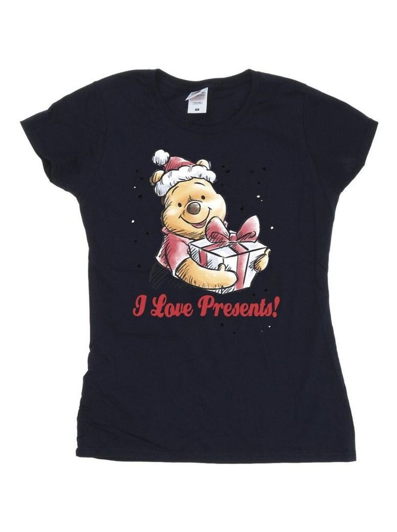 Disney - T-shirt PRESENTS Bleu marine - Kiabi