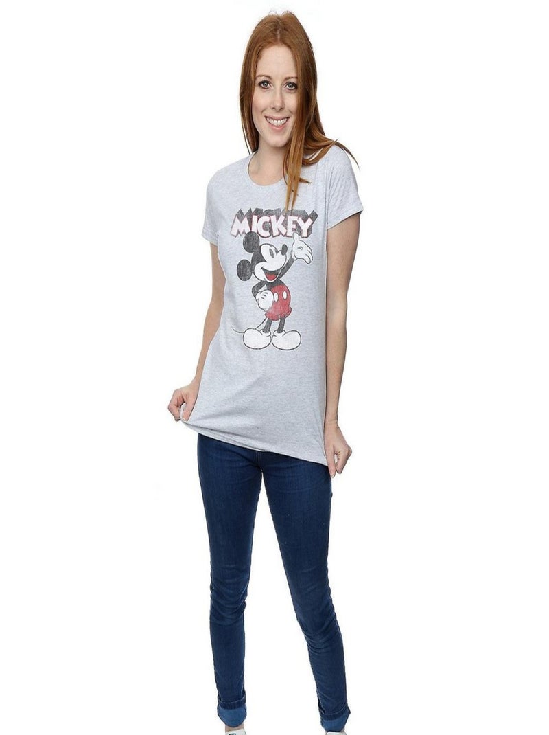 Disney - T-shirt PRESENTS Gris chiné - Kiabi