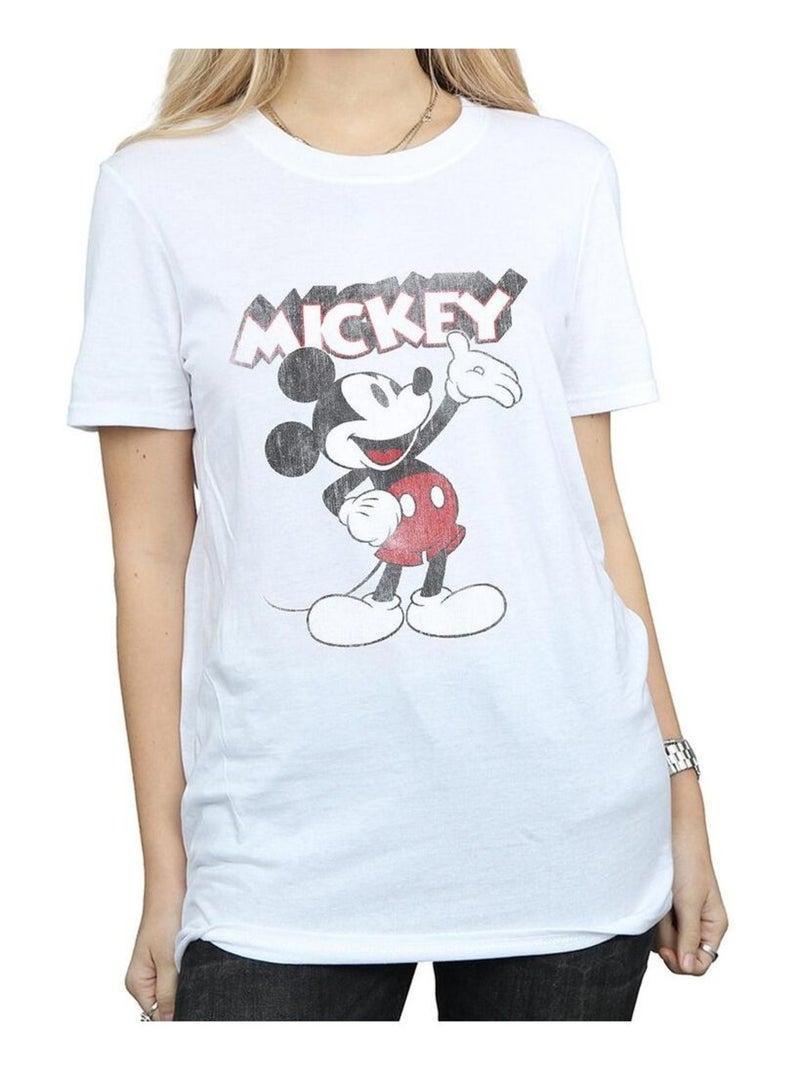 Disney - T-shirt PRESENTS (Mickey Mouse) Blanc - Kiabi