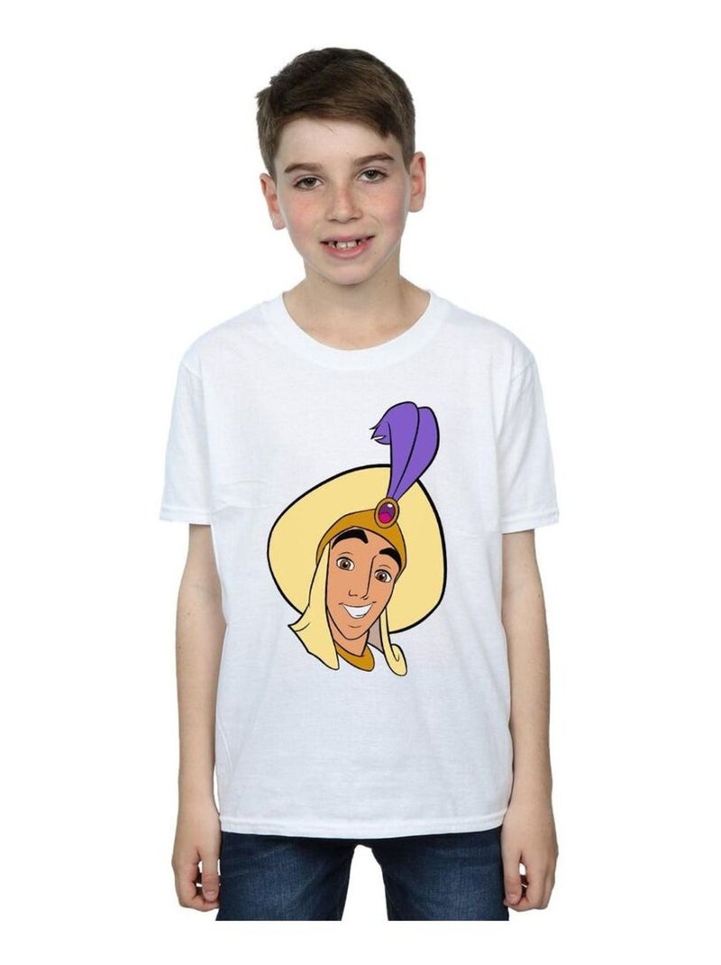 Disney - T-shirt PRINCE ALI Blanc - Kiabi