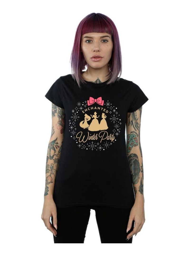 Disney - T-shirt PRINCESS ENCHANTED Noir - Kiabi
