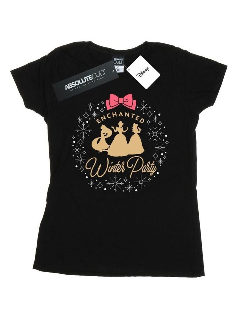 Disney - T-shirt PRINCESS ENCHANTED Noir - Kiabi