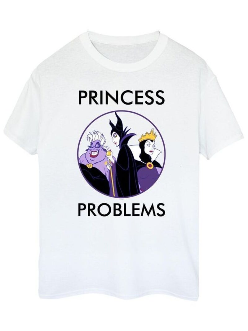 Disney - T-shirt PRINCESS HEADACHES Blanc - Kiabi