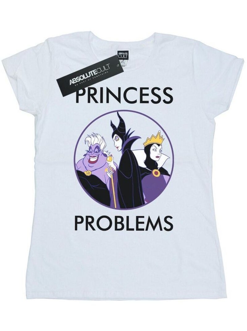 Disney - T-shirt PRINCESS HEADACHES Blanc - Kiabi