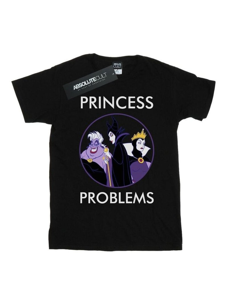 Disney - T-shirt PRINCESS HEADACHES Noir - Kiabi