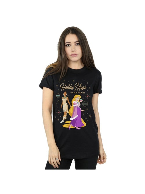 Disney - T-shirt PRINCESS HOLIDAY MAGIC IN MY HEART - Kiabi