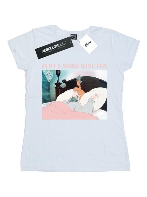 Disney - T-shirt PRINCESS JUST FIVE MORE MINUTES - Kiabi