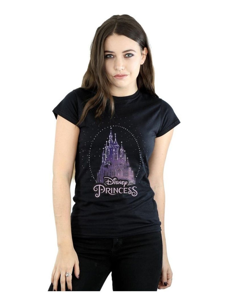 Disney - T-shirt PRINCESS Noir - Kiabi