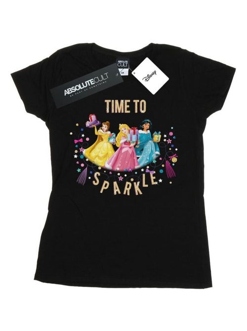 Disney - T-shirt PRINCESS TIME TO SPARKLE - Kiabi