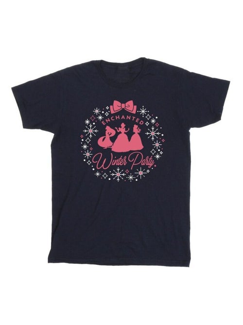 Disney - T-shirt PRINCESS WINTER PARTY - Kiabi