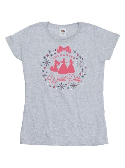 Disney - T-shirt PRINCESS WINTER PARTY - Kiabi Disney - T-shirt PRINCESS WINTER PARTY - Kiabi