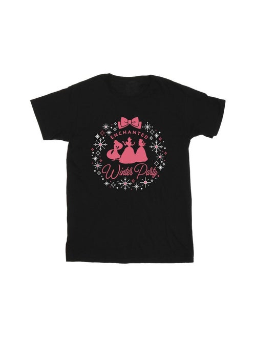 Disney - T-shirt PRINCESS WINTER PARTY - Kiabi