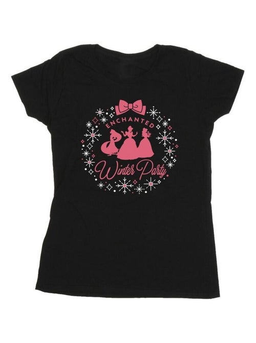 Disney - T-shirt PRINCESS WINTER PARTY - Kiabi Disney - T-shirt PRINCESS WINTER PARTY - Kiabi