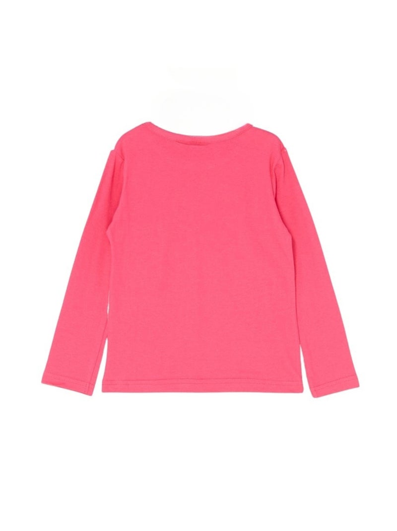 Disney - T-shirt Princesse Rose fushia - Kiabi