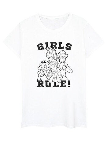Disney - T-shirt PRINCESSES GIRLS RULE