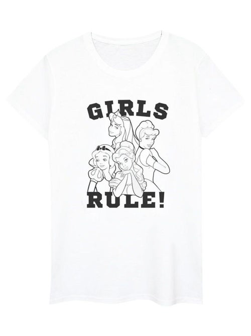 Disney - T-shirt PRINCESSES GIRLS RULE - Kiabi Disney - T-shirt PRINCESSES GIRLS RULE - Kiabi