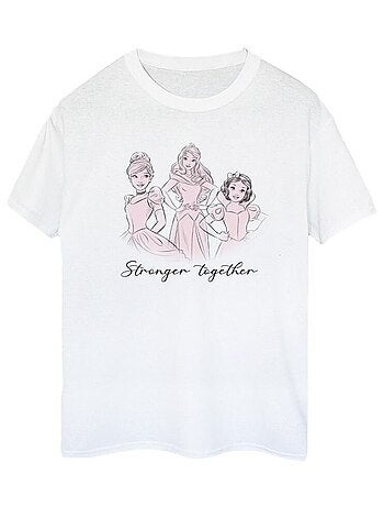 Disney - T-shirt PRINCESSES STRONGER TOGETHER