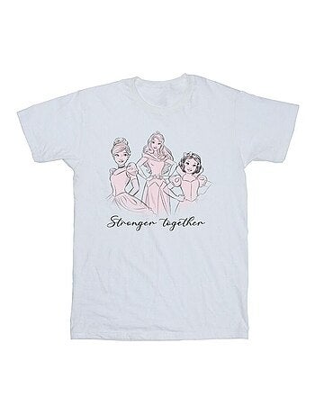Disney - T-shirt PRINCESSES STRONGER TOGETHER