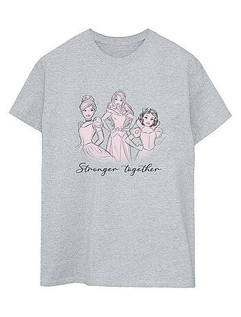 Disney - T-shirt PRINCESSES STRONGER TOGETHER