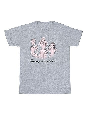 Disney - T-shirt PRINCESSES STRONGER TOGETHER