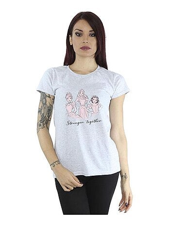 Disney - T-shirt PRINCESSES STRONGER TOGETHER