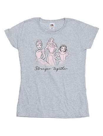 Disney - T-shirt PRINCESSES STRONGER TOGETHER